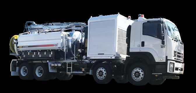 Vacuum excavation Trucks STG GLOBAL 8x4 - HDV8000 The flagship of STG GLOBALS vacuum excavation truck range is the HDV8000 with a massive 8000 litre spoil capacity.