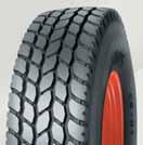 road high speed service > Open tread block design for excellent traction and easy self-cleaning in off-road application 44 45 > Regroovable and suitable for retreading thanks to high durability of