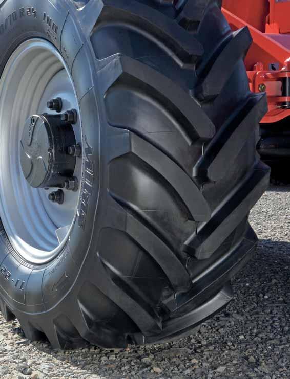 TRACTOR INDUSTRIAL RADIAL TYRES TI TI-20 TI-22 340/80 R 18 460/70 R 24 IND 480/80 R 26 IND 440/80 R 28 IND TI series universal radial tyres for industrial and agricultural application 68 69 TI-20 >