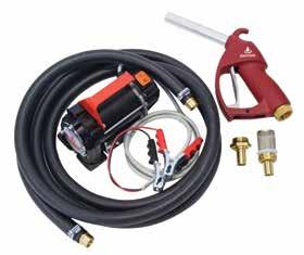 6m of UV and fuel resistant hose, spout, 3-piece downtube and heavy duty bung adaptor - 5080AN plus 10 micron filter 5080AN With Filter $642.00 12V Diesel Refuelling Tank Kits 50000 $185.
