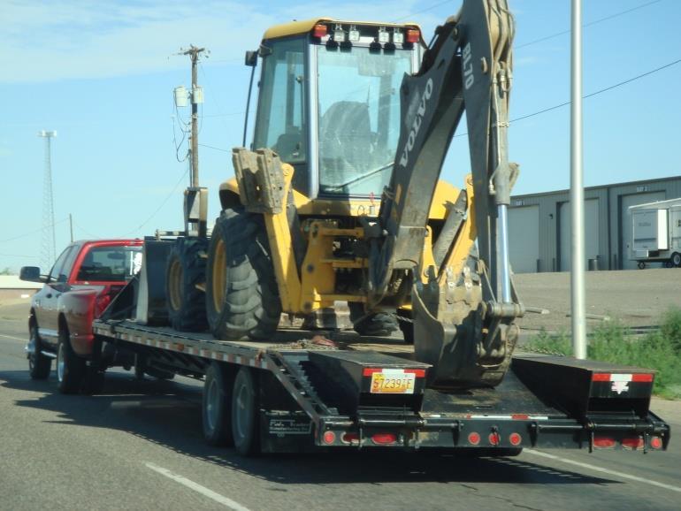Pick-ups and small vehicle securement Vehicles should