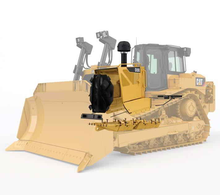 Structures The foundation of every Cat dozer is a rugged mainframe built to absorb high impact shock loads and twisting forces. Castings add strength to the main case and equalizer bar saddle.