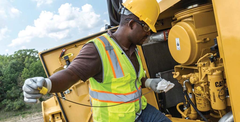 Serviceability and Customer Support When uptime counts Like all Cat dozers, the D8R is designed with features like wide engine panel access doors to minimize maintenance and repair time.