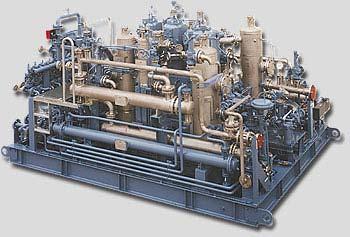 2.6. PROCESS GAS COMPRESSORS API 618 LMF process gas compressors meet the API 618 requirements and are used for gases and gas compositions in chemical and petrochemical processes as well as for