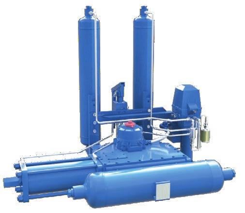 degc] Spring-return direct-gas configurations with hydraulic