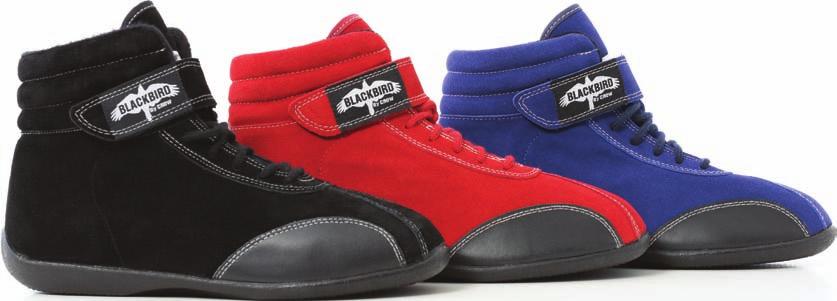 Colors available: Red Blue Black Part #21000 HIGH TOP DRIVING SHOES SFI-3.