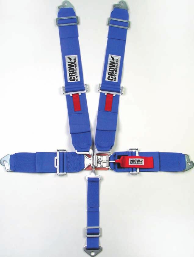 DRIVER RESTRAINT SYSTEMS Standard Latch & Link 50" Seat Belts Part #11043 Polyester 3 webbing available,