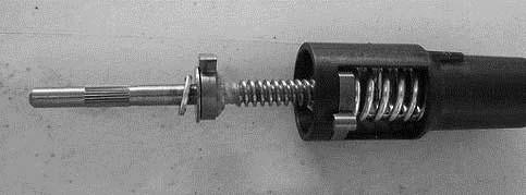 worm shaft from plunger mechanism and