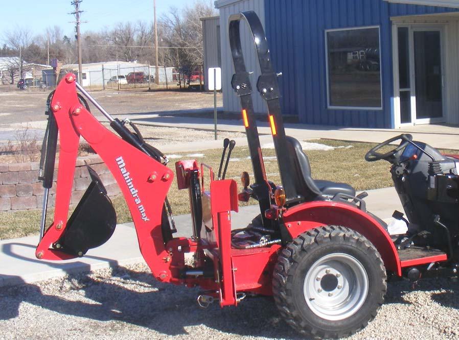 Includes: Operator s Manual, Parts Catalogue and Installation Instructions Mahindra USA Model MB60 Max 22 and Max 25 Tractor Backhoe ML202 Loader must be installed on Tractor if you are installing