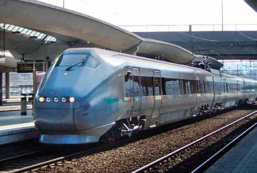 for high-speed trains are, for instance, used in