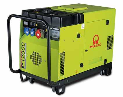 PORTABLE GENERATORS & POWER EQUIPMENT P SERIES THE SILENT POWER (II) Low noise level, AMF or RSS features and powerful, reliable diesel engines.