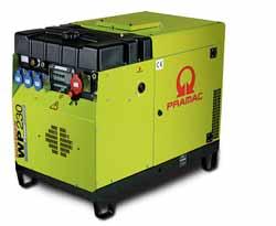 WELDER GENERATORS W & WP SERIES MECHANIC WELDING REGULATION Welders from 170 to 230A with mechanical regulation of the welding current. Reliability, sturdiness.