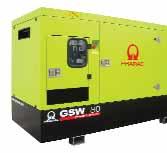 INDUSTRIAL GENERATORS SOUNDPROOF GSW SERIES RENTAL ENERGY Specially designed for the most demanding power rating in general applications, ideal for rental operators, offering the maximum protection