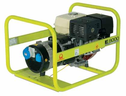 PORTABLE GENERATORS & POWER EQUIPMENT E SERIES ESSENTIAL ENERGY (I) Simple professional generators; maximum reliability and performance, with a basic but efficient configuration.