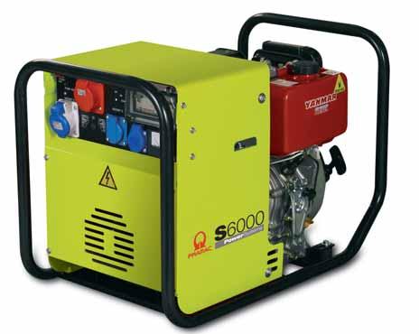 PORTABLE GENERATORS & POWER EQUIPMENT S SERIES THE COMPLETE DIESEL PACKAGE Showing the excellence of PRAMAC s professional equipment, this range offers a robust package with a modern and economical