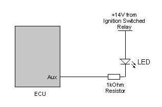 42 Connection of an LED to an Auxiliary Output 8.4 Idle Speed Control Idle Speed Control (ISC) is required to provide an acceptable idle speed when the engine is cold or when loads (AC etc.