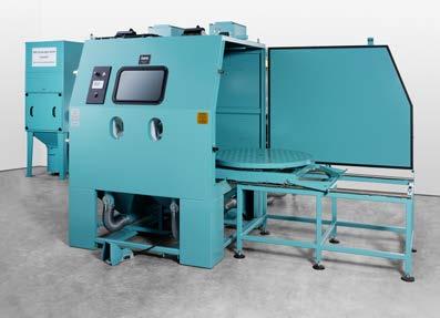 (e.g. glass and plastics industry) Surface preparation (e.g. for painting) Engine and transmission reconditioning Die and forging technology Foundries Working chamber 1500 x 1600 x 560 1300 mm (W x D
