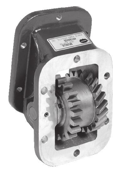 Refer to Adapter Gear Assemblies in index for additional space requirements The adapter to change rotation is 40TZ9968-1 Because the adapter has a cluster gear it