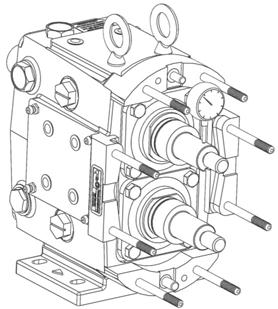 If the movement is greater than or equal to the rotor-to-body clearance found on page 28 (Table 8) the bearings should be replaced.