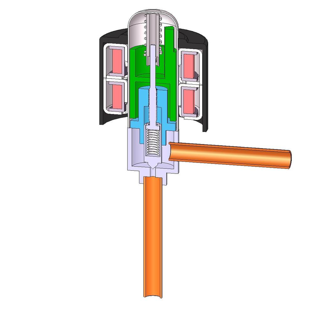 Construction & principles of operation The ETS 6 electronic expansion valves open and close to regulate refrigerant flow by means of a screw structure which has linear motion.