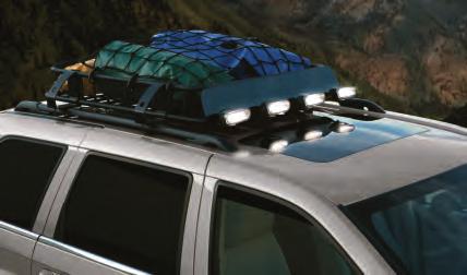 AUTHENTIC JEEP ACCESSORIES FOR ORIGINAL TRAIL BLAZERS. 2 3 4 5 6 1 1. ROOF TOP CARGO BASKET (1) WITH OFF-ROAD LIGHTS.