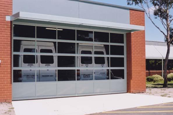 Austin Aluminium Sectional Doors The Austin aluminium sectional door has an elegant and timeless design ideal for contemporary style homes and commercial applications such as showrooms, workshops or