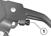 z Operation Turn adjusting screw 1 clockwise to increase distance between brake lever and handlebar grip.