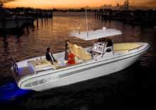 Chase31 Construction Hull and deck stringer system Deep V performance hull Hand laid fiberglass hull, deck and liner Vacuumed bagged hull deck laminate, bonded and mechanically fastened hull and deck