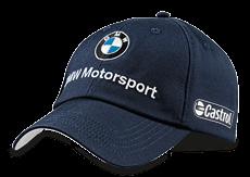 BMW M Power wordmark and BMW M stripes at the back. Material: 100% cotton.