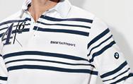 Numerous smart details include a grey Yachting wordmark on the collar