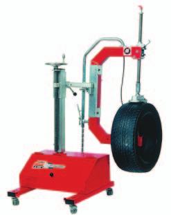 ECONOMY and PNEUMATIC vulcanizing machines - Makes it easy to clamp light truck, truck, agricultural and EM tyres for tread, shoulder or sidewall repairs - Vertically