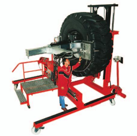 Vulcanizing machines and accessories Thermopress 2-step repair systems 517 7804 Thermopress EM III Hot vulcanizing machine for repairing tread, shoulder or sidewall injuries of radial, cross-ply