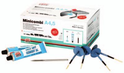 1 511 1964 MINICOMBI A3 P, refill pack includes 50x Repair units A3 with metal pilot, 1x Instruction manual 50 1 511 1964 MINICOMBI A4.5 For use with tread damage up to 4.5 mm.