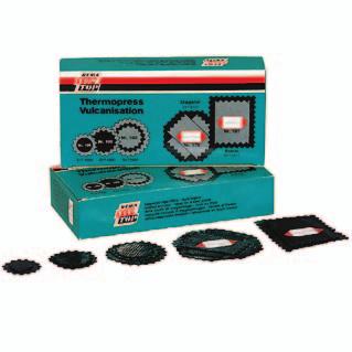 Repair and sealing material for tyres and tubes RADIAL repair patches 517 1006 517 1020 517 1037 Thermopress fast-curing repair patches 517 1817 517 1707 517 3822 Thermopress fast-curing repair