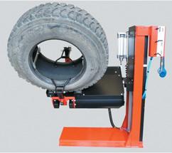 Handles tires sizes from Passenger, Truck, Tractor & small OTR. New tilt function for operator comfort.
