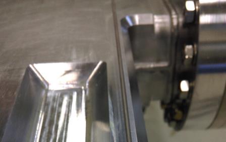 sheathed heater in dedicated groove of aluminum chamber prototype Foam vacuum