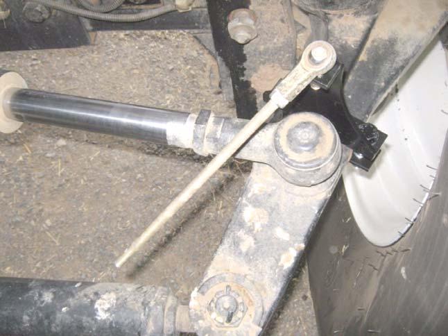 Attaching and Adjusting Wheel Angle Sensor Linkage Rods Note: Do not turn the steering system or drive the vehicle before the Wheel Angle Sensor has been adjusted.