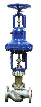 Bonnet) 130 Control valve pressure balance (ext.