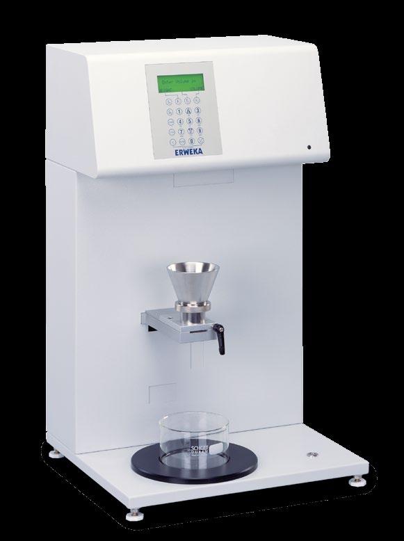 Granulate flow tester GTL The GTL is the basic ERWEKA unit for testing flow characteristics of powders and granulates, to ensure that accurate dosing is maintained.