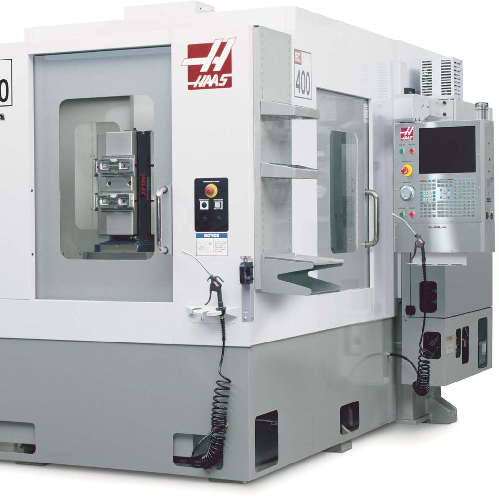 19 High-Productivity Solutions 400 mm Workhorse A 400 mm pallet HMC is the workhorse of many production shops, and the EC-400 packs more value into its footprint than any other 400 mm HMC on the