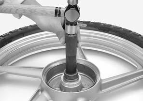 REAR WHEEL/BRAKE/SUSPENSION WHEEL CENTER ADJUSTMENT (Type 3, 6) Adjust the hub position so that the distance from the left end surface of the hub center to the side of rim is 2.0 ± 1 mm (0.08 ± 0.