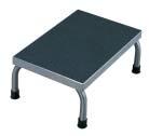 75 H x 10 D SS8378 Foot Stool w/ Handrail ~ 1 step (not shown) Overall Dimensions: 18 W x 7.