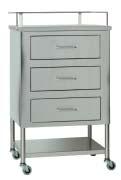 Overall Dimensions: 20 25 H x 16 D SS8150 Utility Table - 4 Drawers Available
