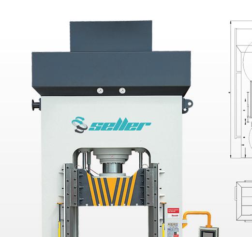 S-DCP 77/650 HYDRAULIC DEEP DRAWING PRESS with DOUBLE EFFECT Deep Drawing Presses are the main machines used in fields like Automative,White Appliances and Natural Gas.