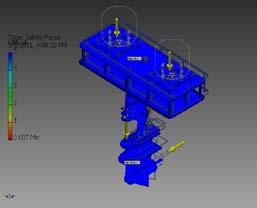 Analytical Investigations After the final powertrain was designed and modeled in Solidworks, finite element analysis was performed on the entire powertrain using the modeling program Inventor.