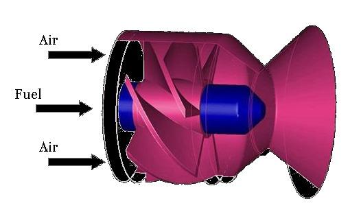 Figure 1: Drawing of CE-5 flame tube.