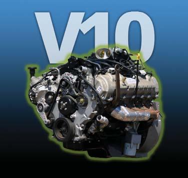 POWER TO WEIGHT RATIO IN ITS CLASS POWERED BY The V10. The Ford 6.