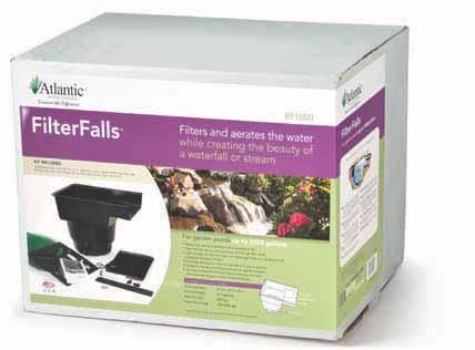 Enjoy the beauty of a natural falls in your waterscape with Atlantic FilterFalls.