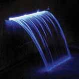 Colorfalls LIGHTED FALLS Colorfalls now come in four vibrant colors SOL White Ice Blue Fire Red