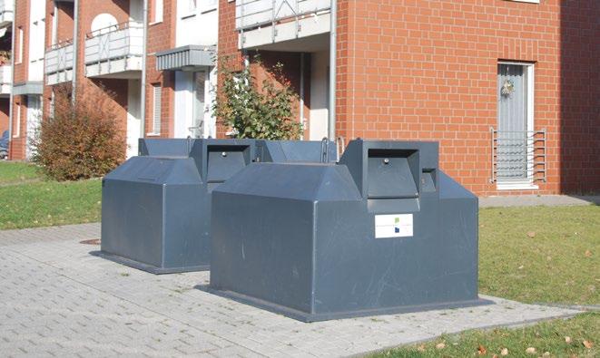 Semi-underground Systems Collection of Waste and Recycling Materials in Housing Complexes
